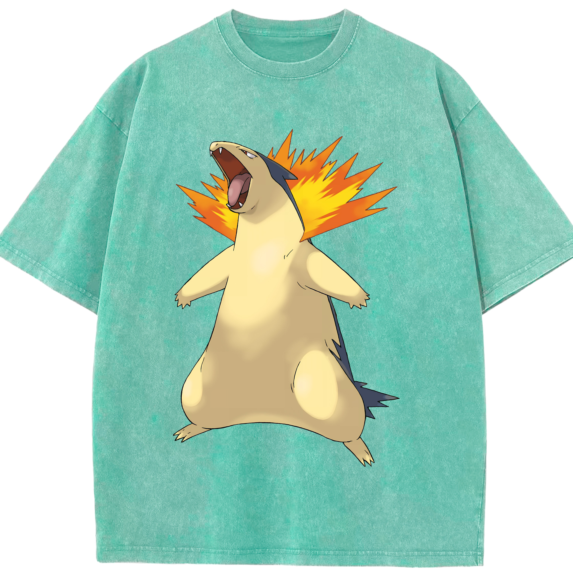 （画像用） ポケットモンスター Pokémon 綿100% ヴィンテージ風 半袖Tシャツ（フロントプリント）